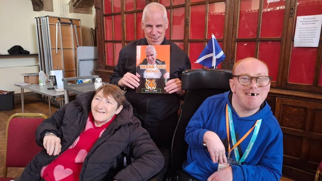 Michael with Liz and Jason - Co Chairs