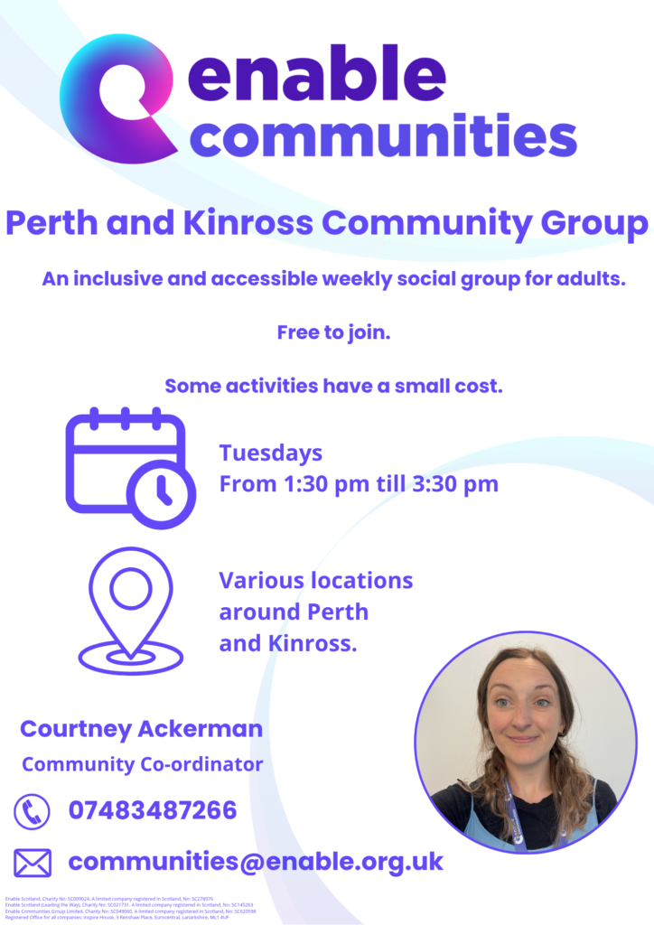 Enable Communiies - social walking for those with learning disabilities in Perth and Kinross