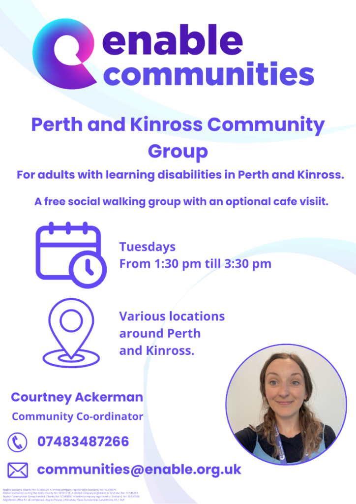 Enable Communiies - social walking for those with learning disabilities in Perth and Kinross
